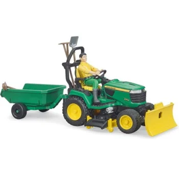 Bruder John Deer traktor sa prikolicom i prednjim čistačem 621049-1 Bruder John Deer traktor sa prikolicom i prednjim čistačem 621049-1
