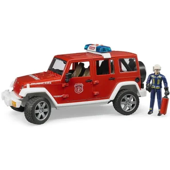 Bruder džip Wrangler vatrogasni sa figurom 025281 Bruder džip Wrangler vatrogasni sa figurom 025281