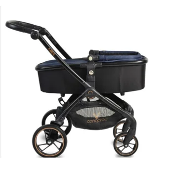 Cangaroo kolica za bebe Mira 2u1 sa tvrdom korpom crna-3 Cangaroo kolica za bebe Mira 2u1 sa tvrdom korpom crna-3