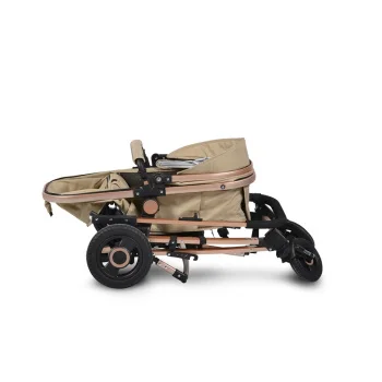 Cangaroo kolica za bebe sa mehanizmom za ljuljanje Gigi svetlo siva -3 Cangaroo kolica za bebe sa mehanizmom za ljuljanje Gigi svetlo siva -3