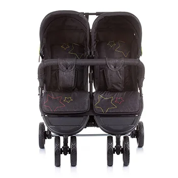 Chipolino kolica za blizance Maxi Mix carbon-1 Chipolino kolica za blizance Maxi Mix carbon-1