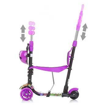 Chipolino trotinet 3u1 Kiddy Evo purple-2 Chipolino trotinet 3u1 Kiddy Evo purple-2