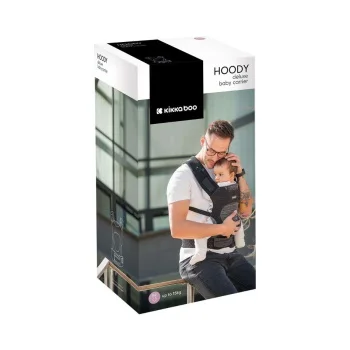 Kikka Boo kengur nosiljka Hoody Fly Knit Black-2 Kikka Boo kengur nosiljka Hoody Fly Knit Black-2