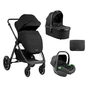 Kikka Boo kolica Modena 3u1 set sa I-SIZE autosedištem i tvrdom korpom Black Kikka Boo kolica Modena 3u1 set sa I-SIZE autosedištem i tvrdom korpom Black