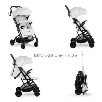 Kikka Boo kolica za bebe Libro light grey-1 Kikka Boo kolica za bebe Libro light grey-1
