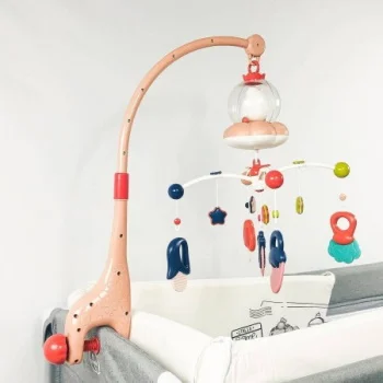 Kikka Boo muzička vrteška za krevetac All in One pink-2 Kikka Boo muzička vrteška za krevetac All in One pink-2