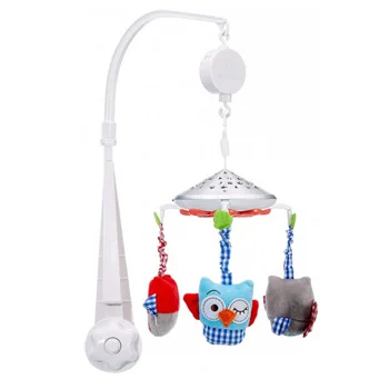 Kikka Boo muzička vrteška za krevetac sa projektorom Owls white Kikka Boo muzička vrteška za krevetac sa projektorom Owls white