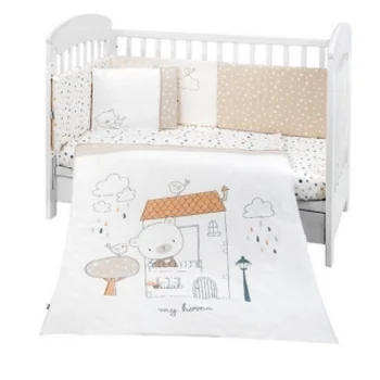 Kikka Boo posteljina sa ogradicom 60/120 6/1 My Teddy Kikka Boo posteljina sa ogradicom 60/120 6/1 My Teddy