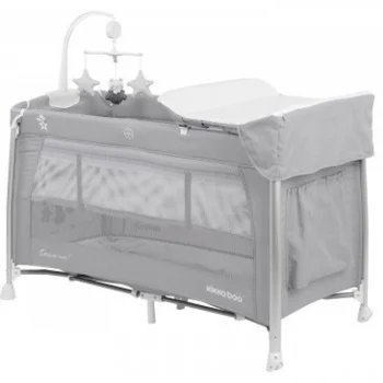 Kikka Boo prenosivi krevetac Dessine Moi 2 nivoa grey Kikka Boo prenosivi krevetac Dessine Moi 2 nivoa grey