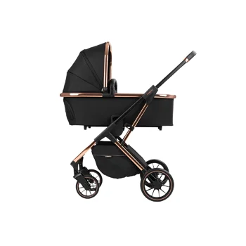 Kikka Boo dečija kolica set 3u1 Angele chrome black-2 Kikka Boo dečija kolica set 3u1 Angele chrome black-2