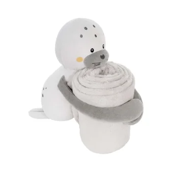 Kikka Boo ćebence za bebe sa plišanom igračkom 70×100 Seally Me Kikka Boo ćebence za bebe sa plišanom igračkom 70×100 Seally Me