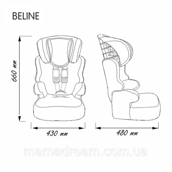 Nania auto-sedište BeLine Prisme Blue 9-36 kg-1 Nania auto-sedište BeLine Prisme Blue 9-36 kg-1