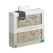 Kikka Boo dvoslojno baby ćebence od muslina 100x100cm Secret Garden Beige