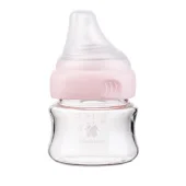 Kikka Boo flašica staklena 100ml pink