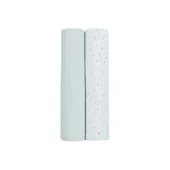 Kikka Boo pelene od muslina 80x80 Dots Blue set 2/1