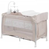 Kikka Boo prenosivi krevetac Dessine Moi 2 nivoa beige