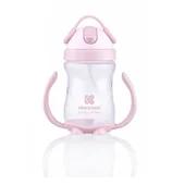 Kikka Boo šolja sa slamkom i ručicama 300ml pink