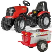 Rolly Toys traktor na pedale Xtrak Premium sa farm prikolicom 644445