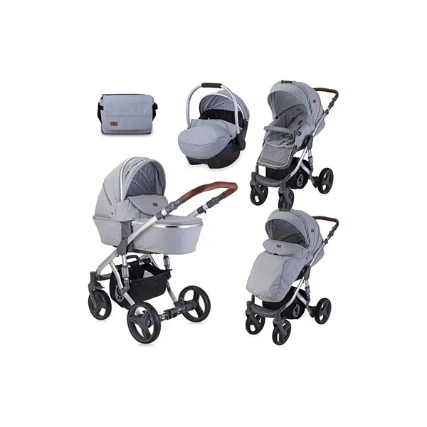 Lorelli kolica rimini set grey black dots -1 Lorelli kolica rimini set grey black dots -1